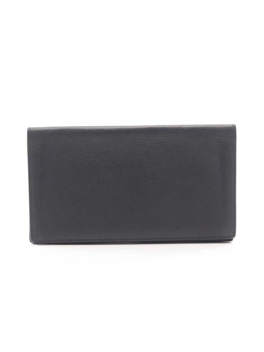 Hermes Bifold Wallet Citizen Twill Long Silk in Blue Nuit